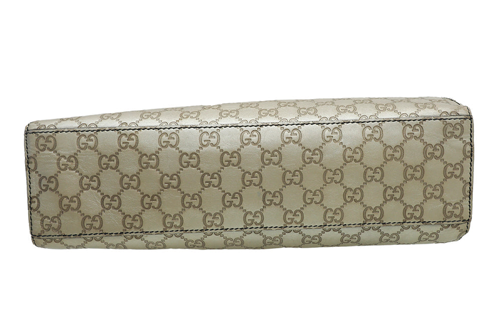 Gucci Champagne GG Guccissima Emily Large Bag