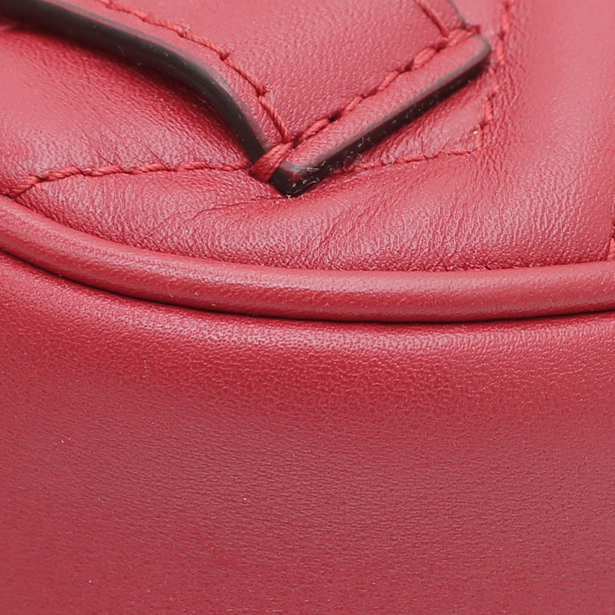 Gucci Red GG Marmont Belt Bag