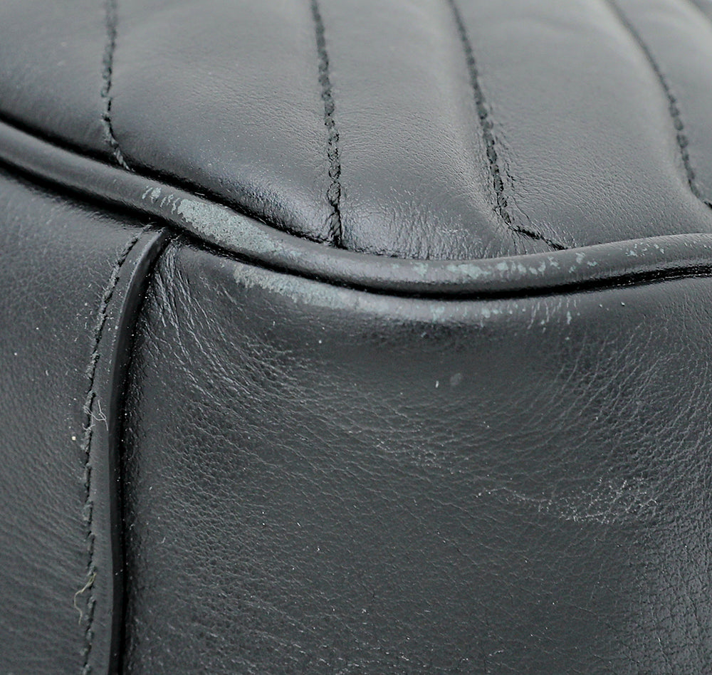 Gucci Black GG Marmont Matelasse Small Bag
