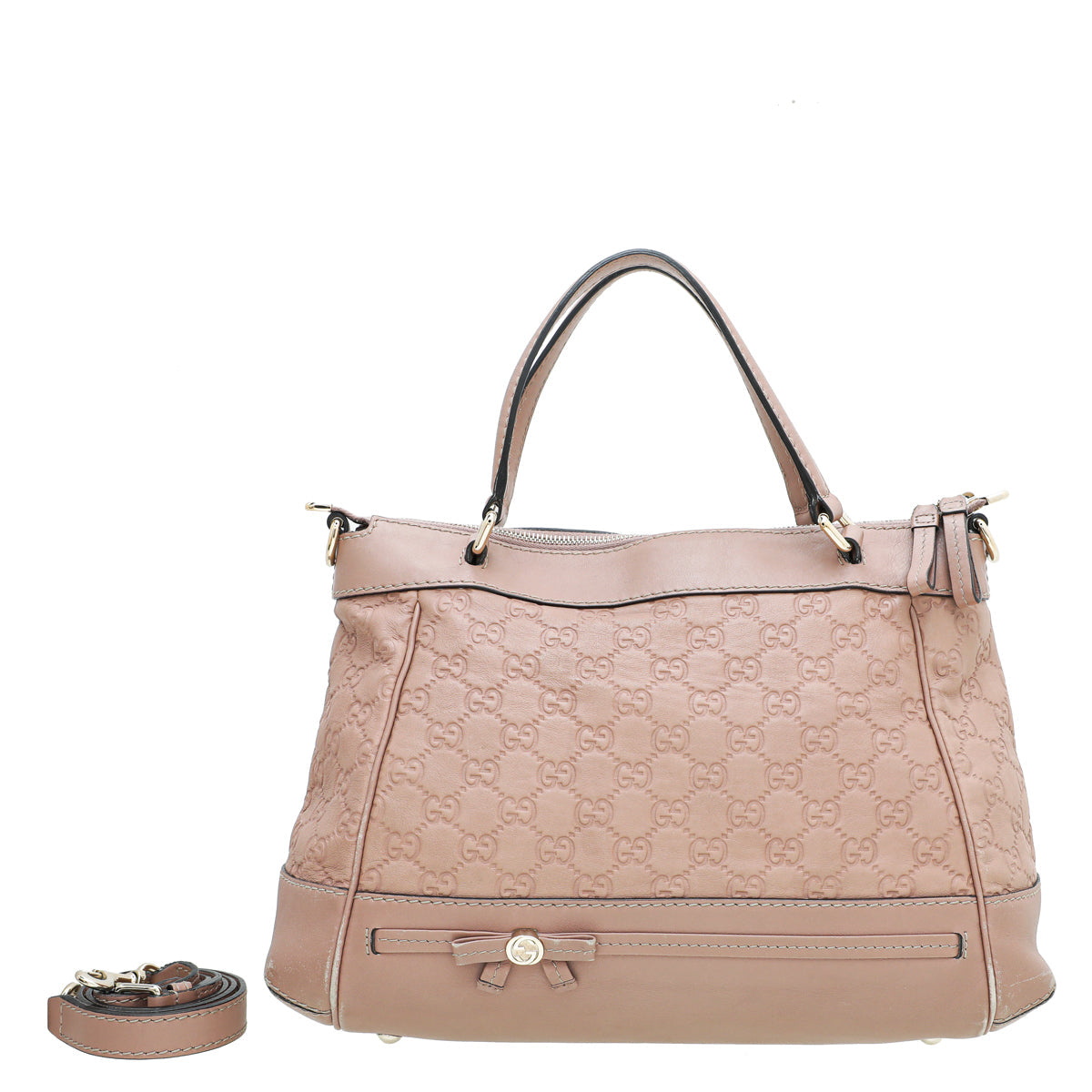 GUCCI Dusty Pink GG Mayfair Medium Bag