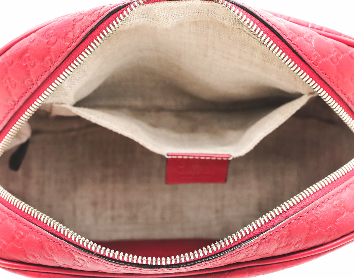 Gucci Red GG Microguccissima Bag