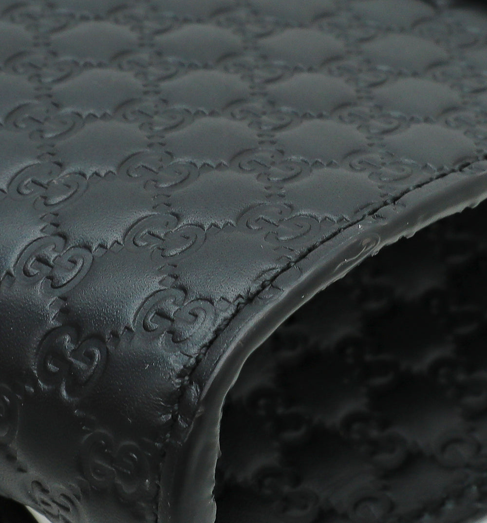 Gucci Black GG Microguccissima Emily Bag