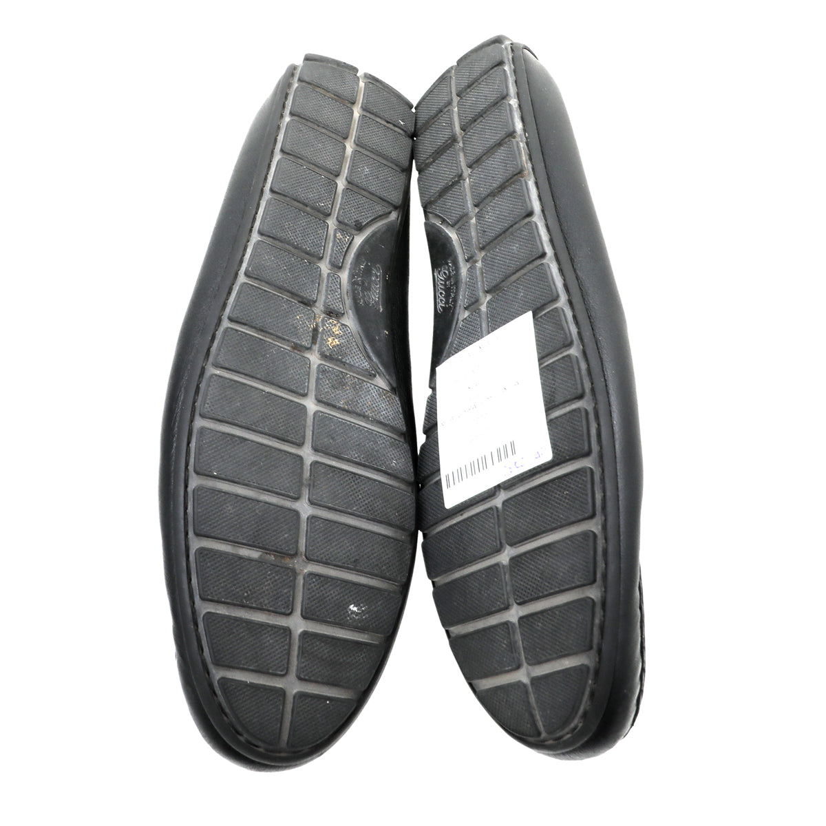 Gucci Black GG Microguccissima Mens Driver Loafer 40