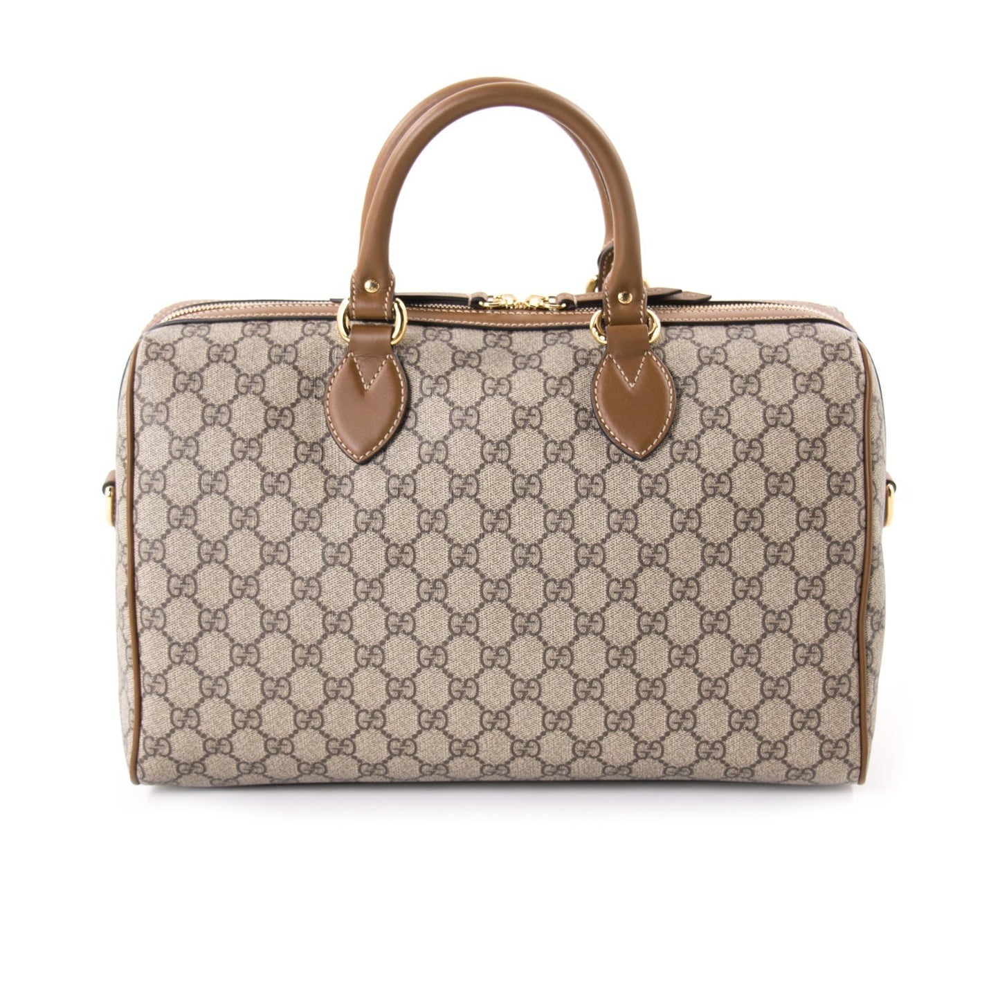 Gucci GG Supreme Embroidered Boston Bag
