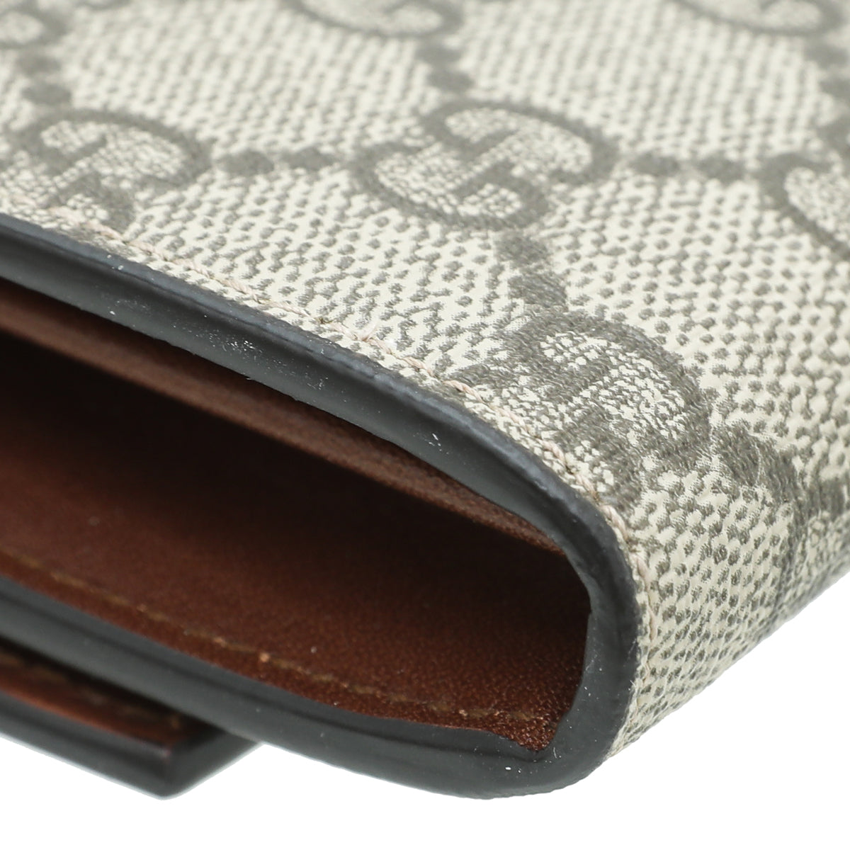 Gucci Brown GG Supreme Continental Wallet