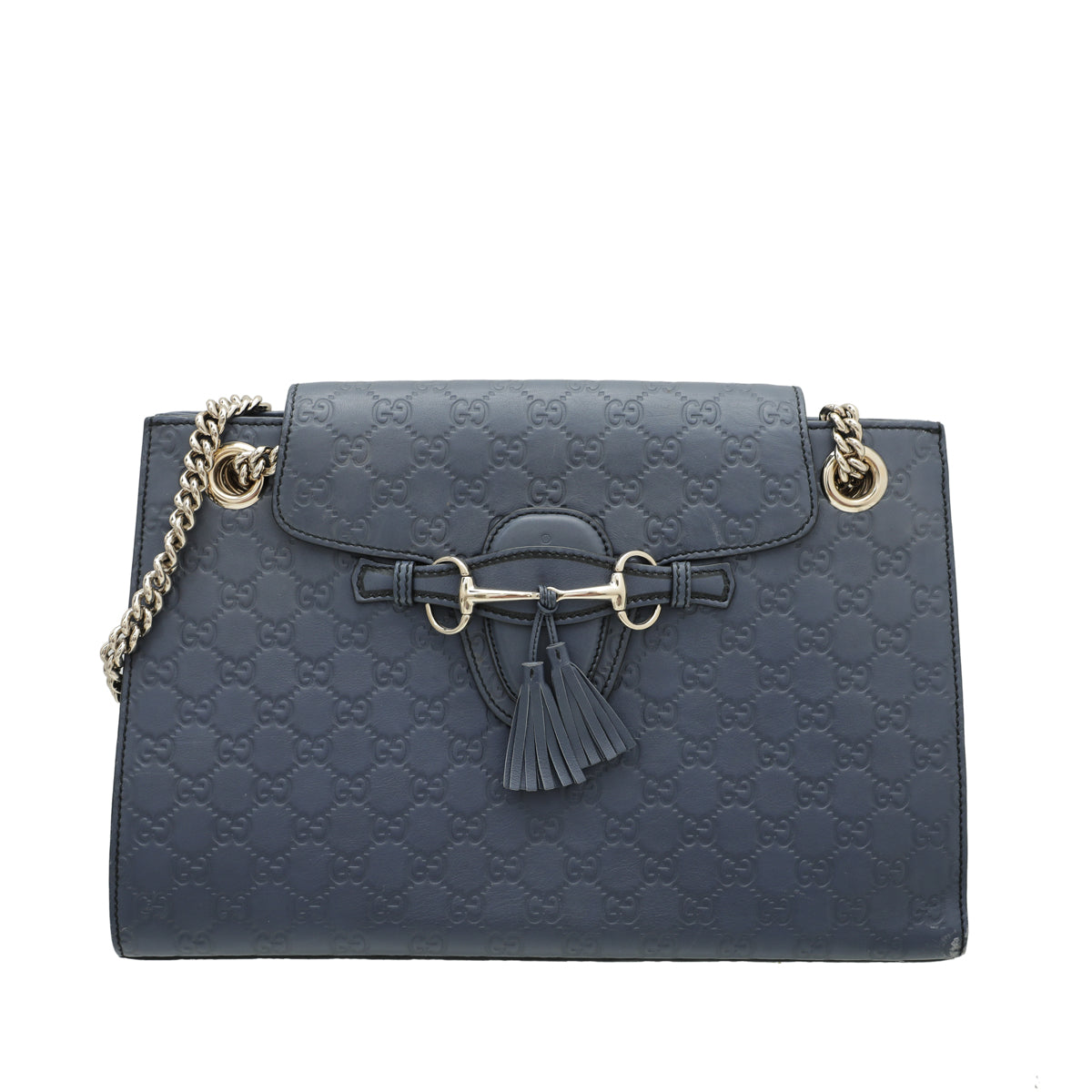 Gucci Blue Guccissima Emily Bag