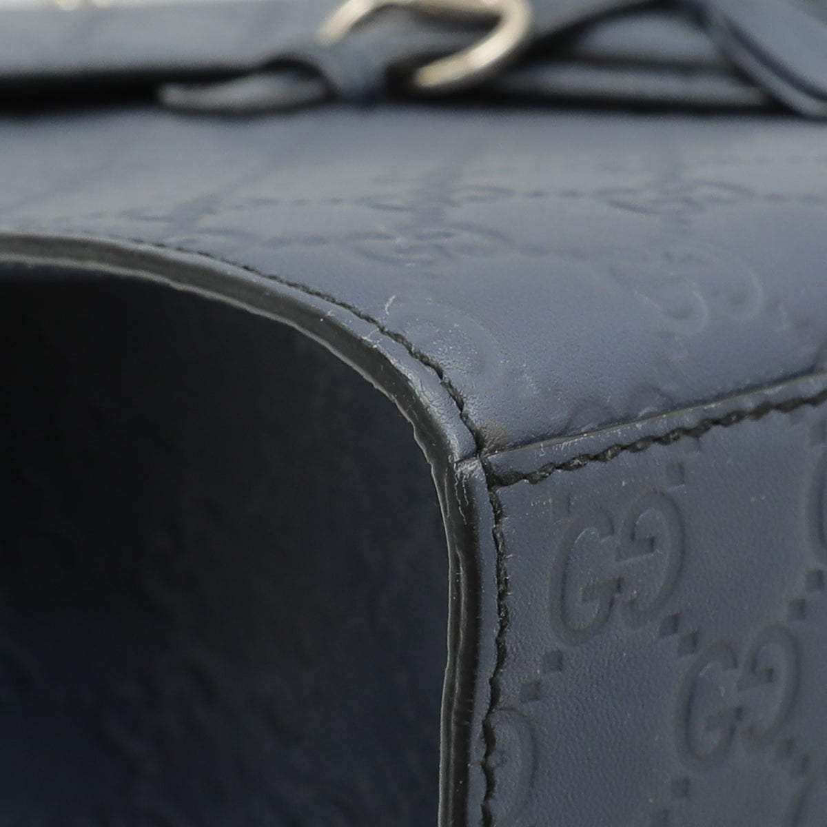 Gucci Blue Guccissima Emily Bag