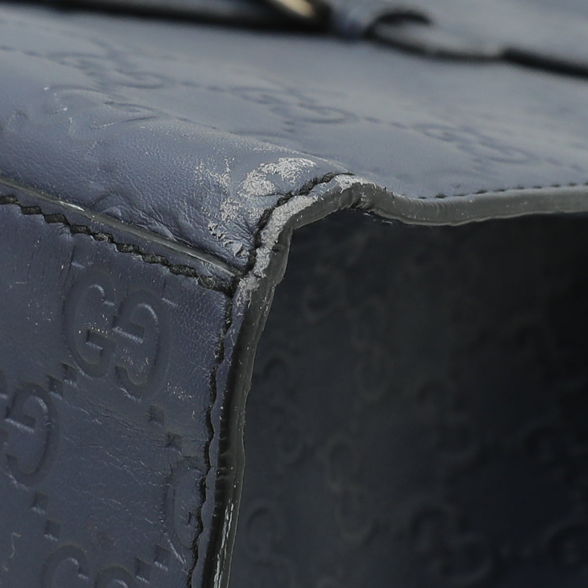 Gucci Blue Guccissima Emily Bag