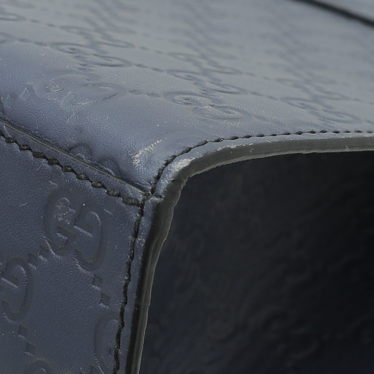 Gucci Blue Guccissima Emily Bag