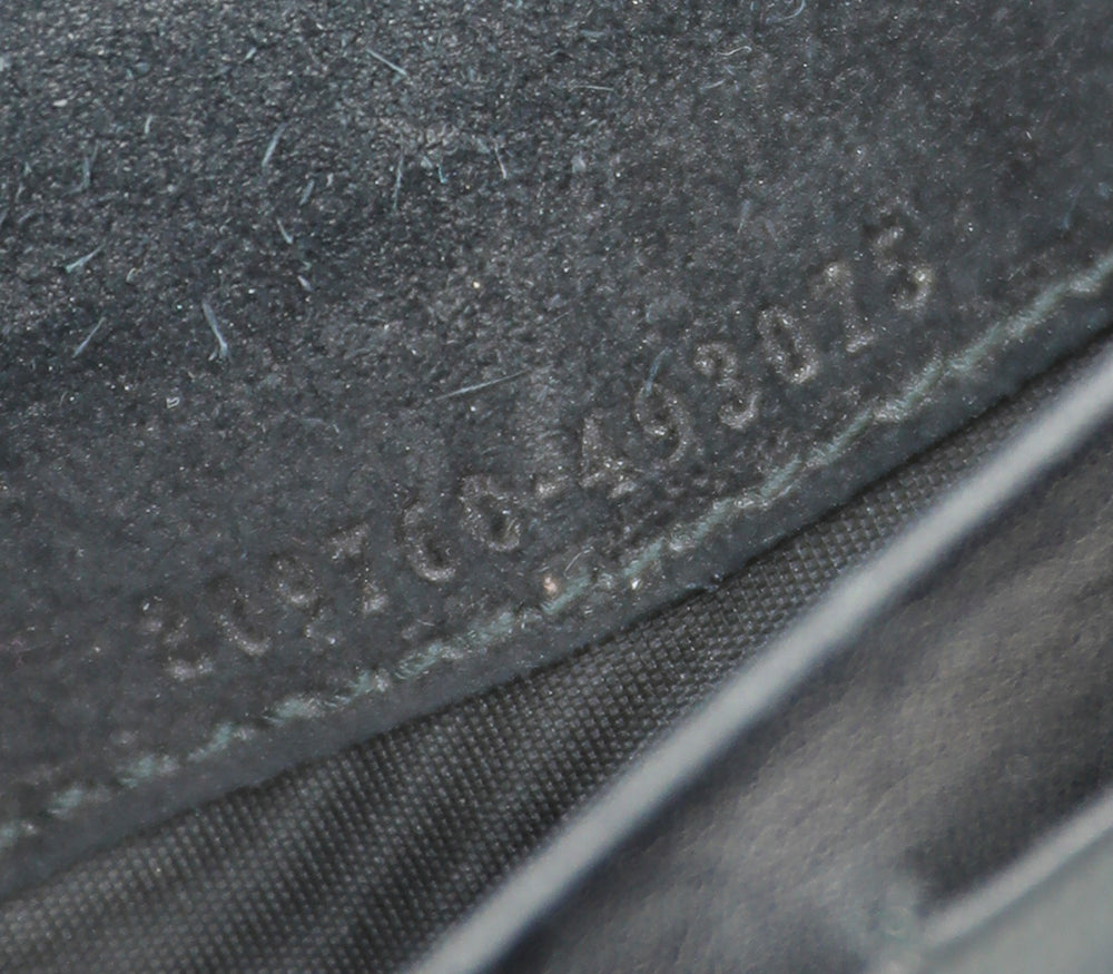Gucci Black Nice Microguccissima Long Wallet
