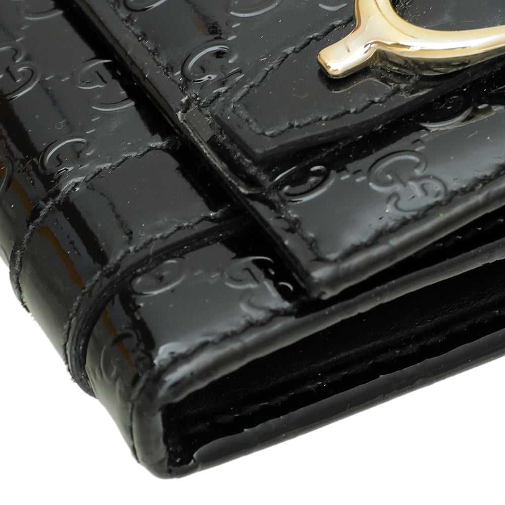Gucci Black Nice Microguccissima Long Wallet