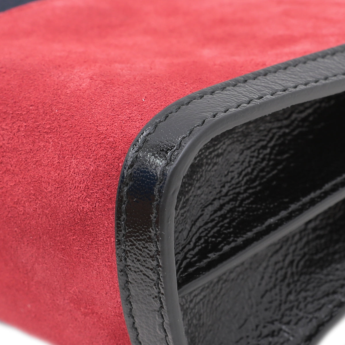 Gucci Bicolor Ophidia GG Suede Small Shoulder Bag