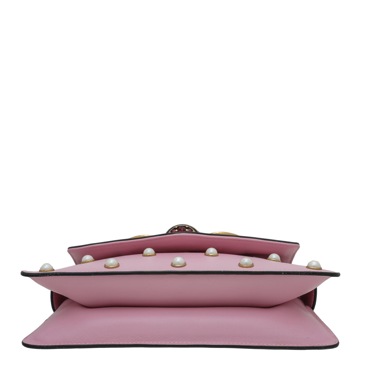 Gucci Pink Pearl Studded Queen Margaret Broadway Bag