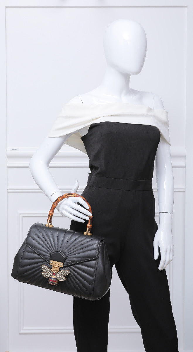 Gucci Black Queen Margaret Bamboo