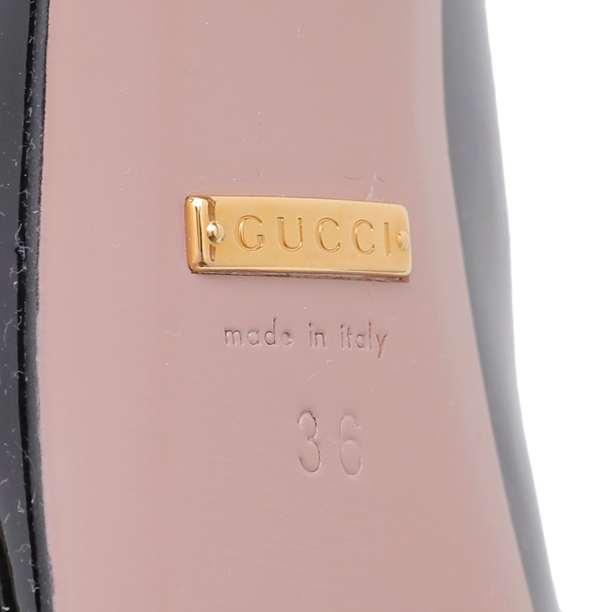 Gucci Black Round Toe Platform Pumps 36