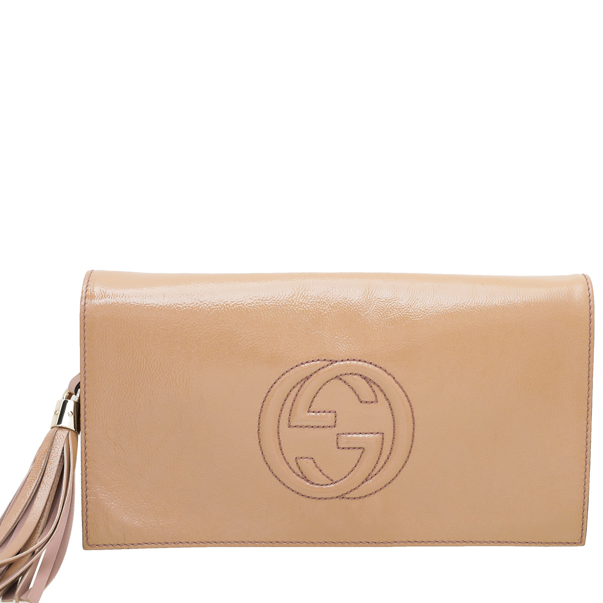 Gucci Nude Soho Tassel Clutch