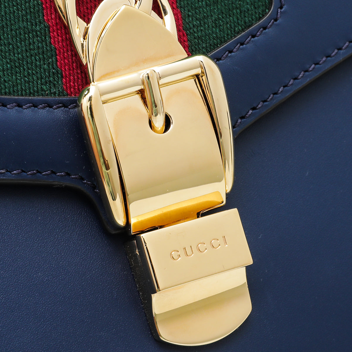 Gucci Blue Sylvie Small Bag