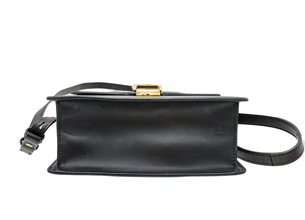 Gucci Black Sylvie Top Handle Bag