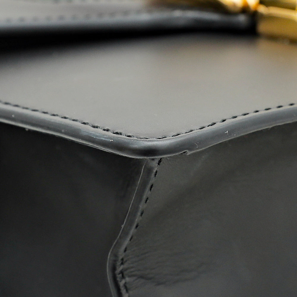 Gucci Black Sylvie Top Handle Bag
