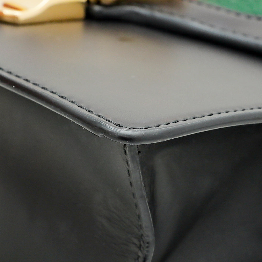 Gucci Black Sylvie Top Handle Bag