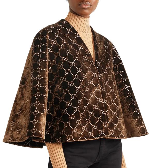 Gucci Interlocking GG Velvet Cape