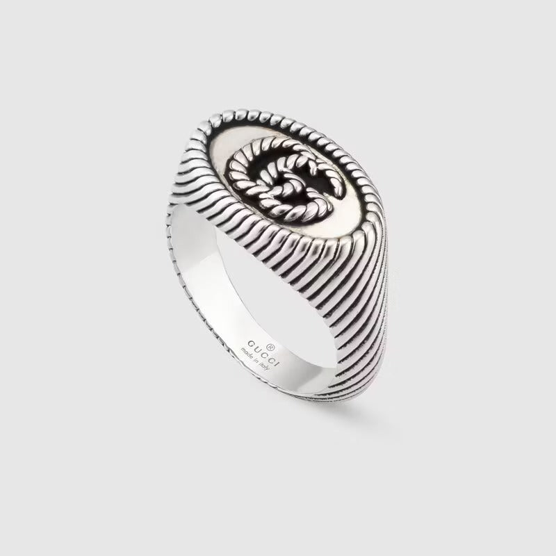 Gucci Interlocking GG Signet Ring