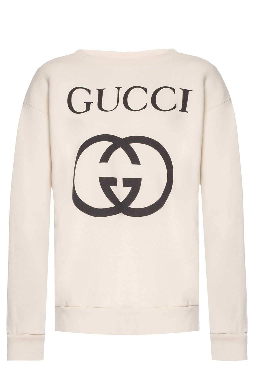 Gucci Logo Sweatshirt in Ivory