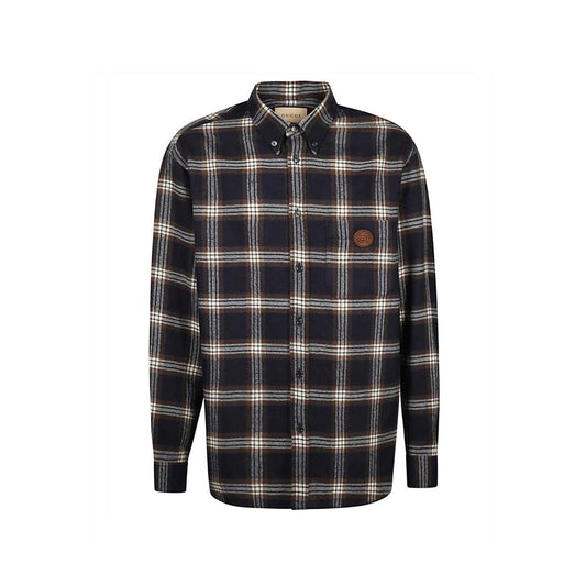 Gucci Plaid Flannel Shirt Men