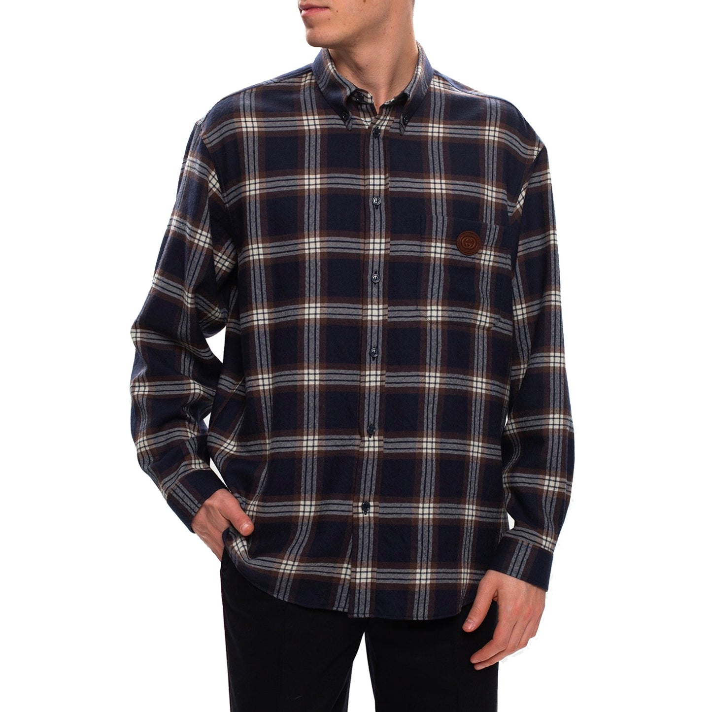 Gucci Plaid Flannel Shirt Men