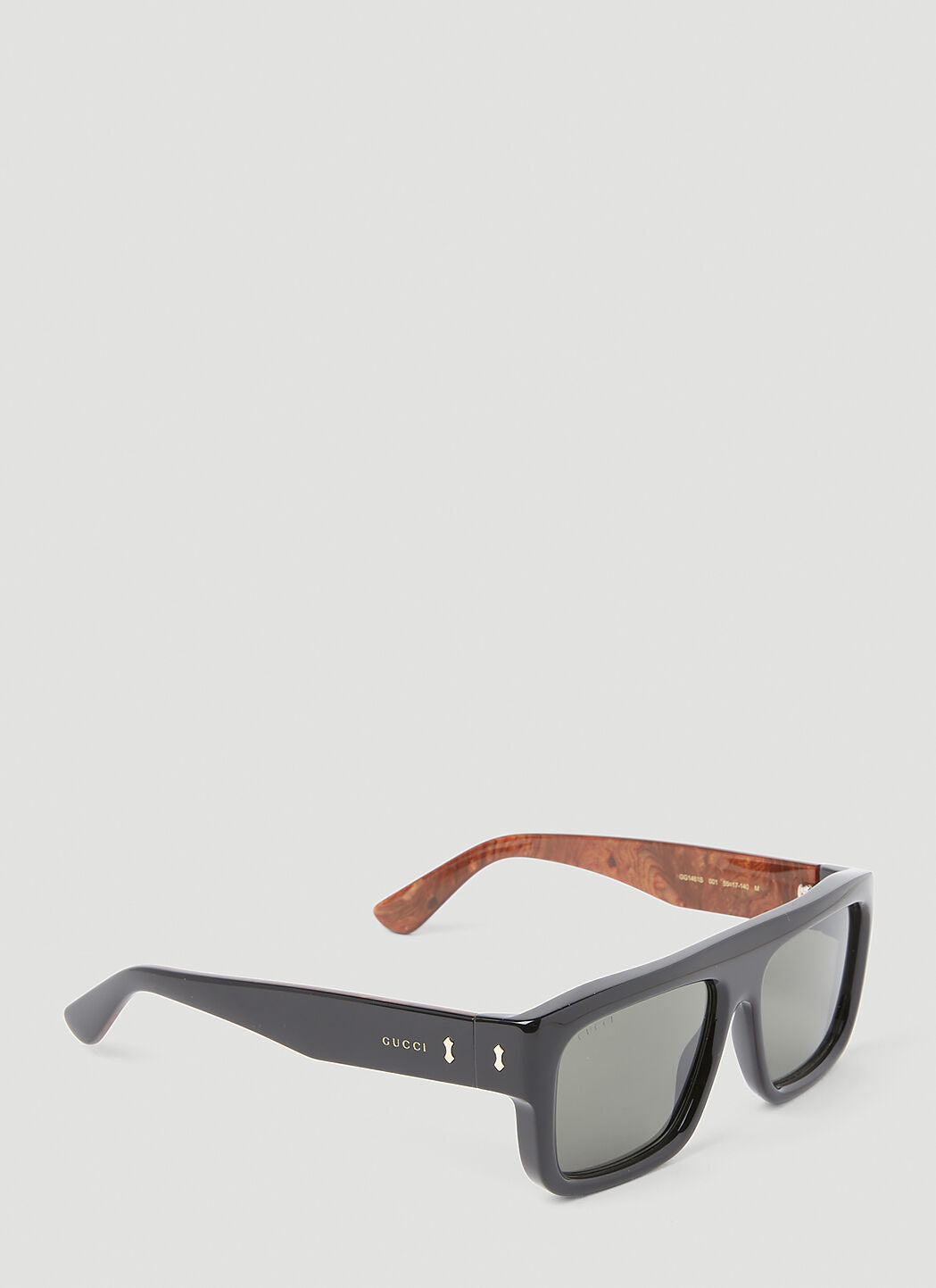 Gucci Men Rectangular Frame Sunglasses