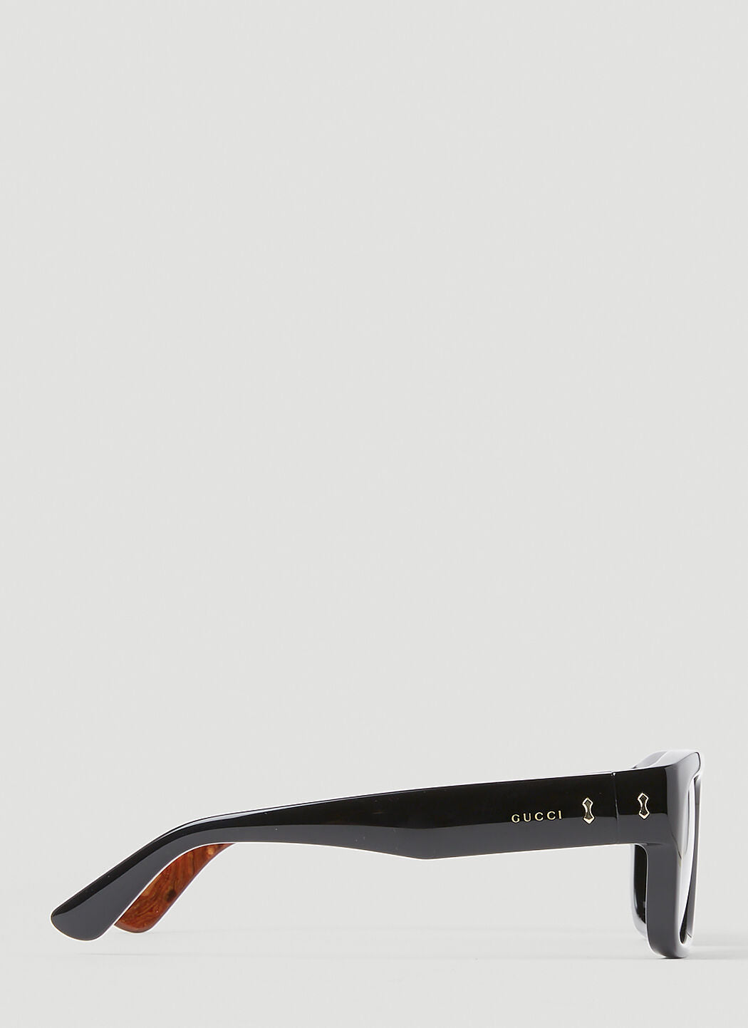 Gucci Men Rectangular Frame Sunglasses