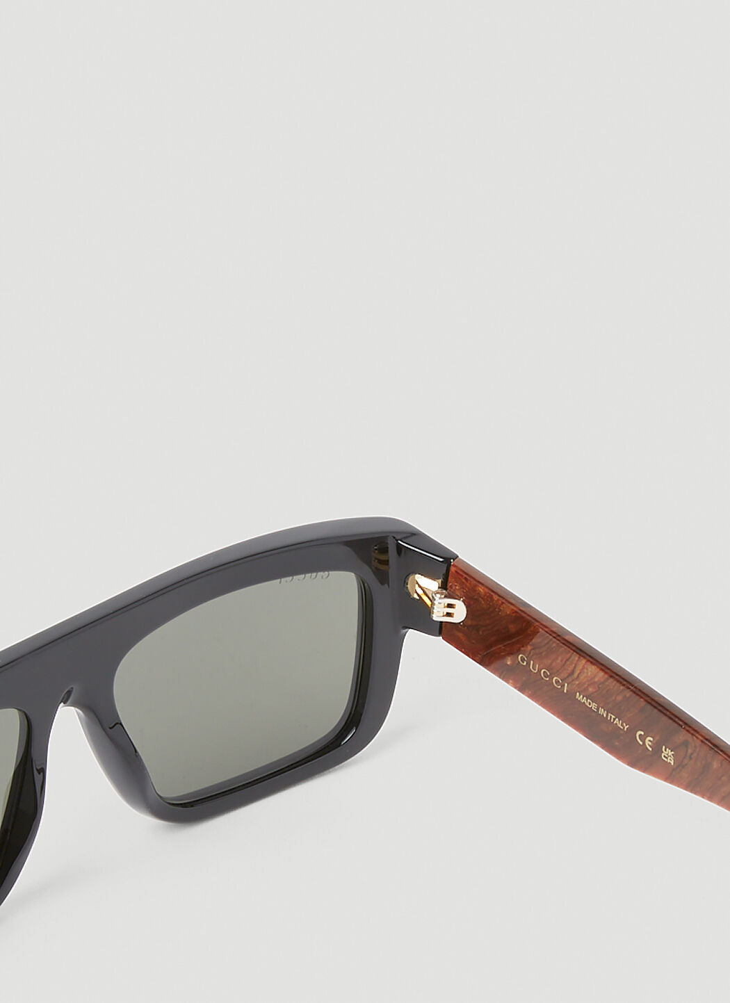 Gucci Men Rectangular Frame Sunglasses