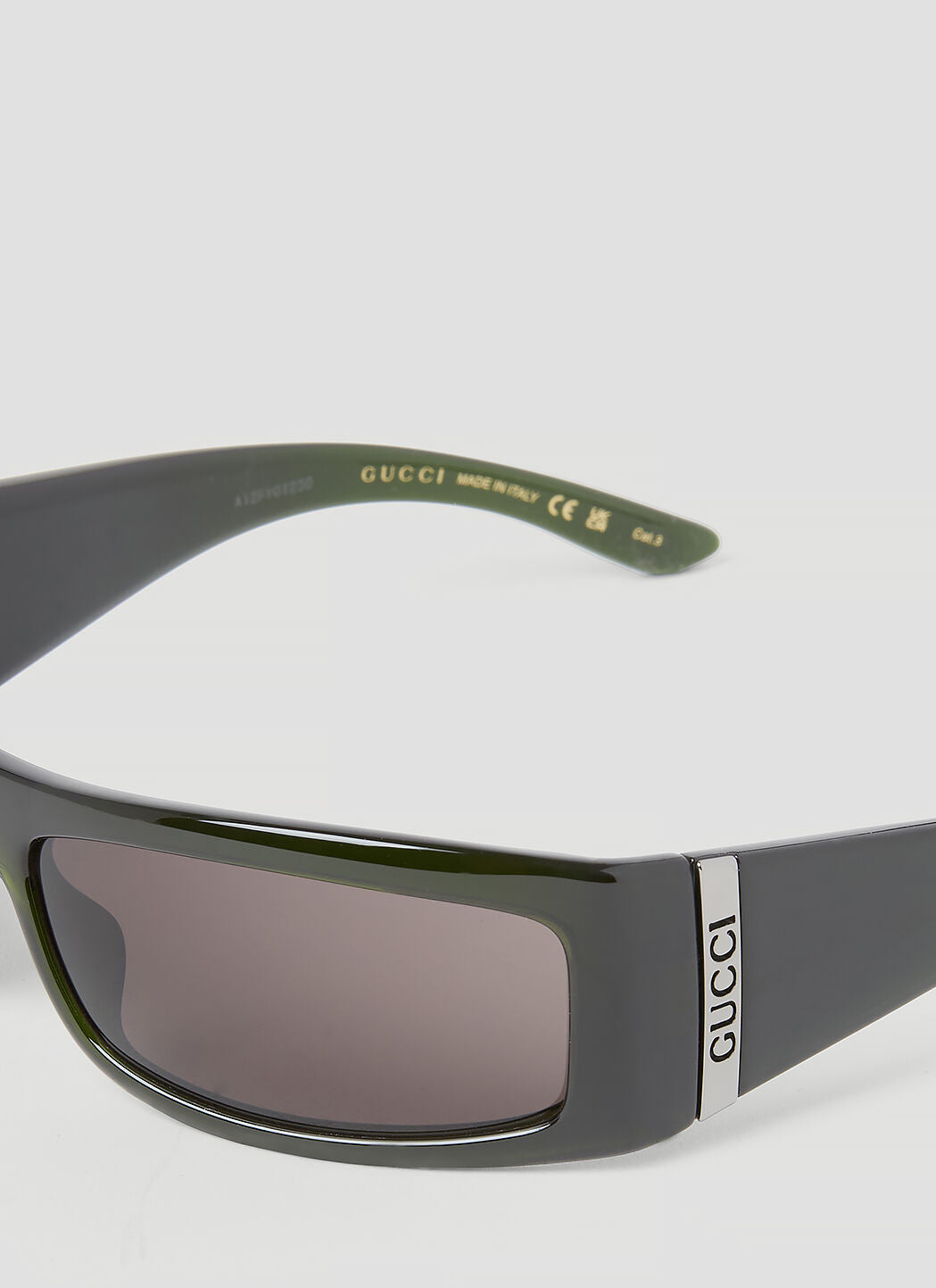 Gucci Men Rectangular Frame Sunglasses