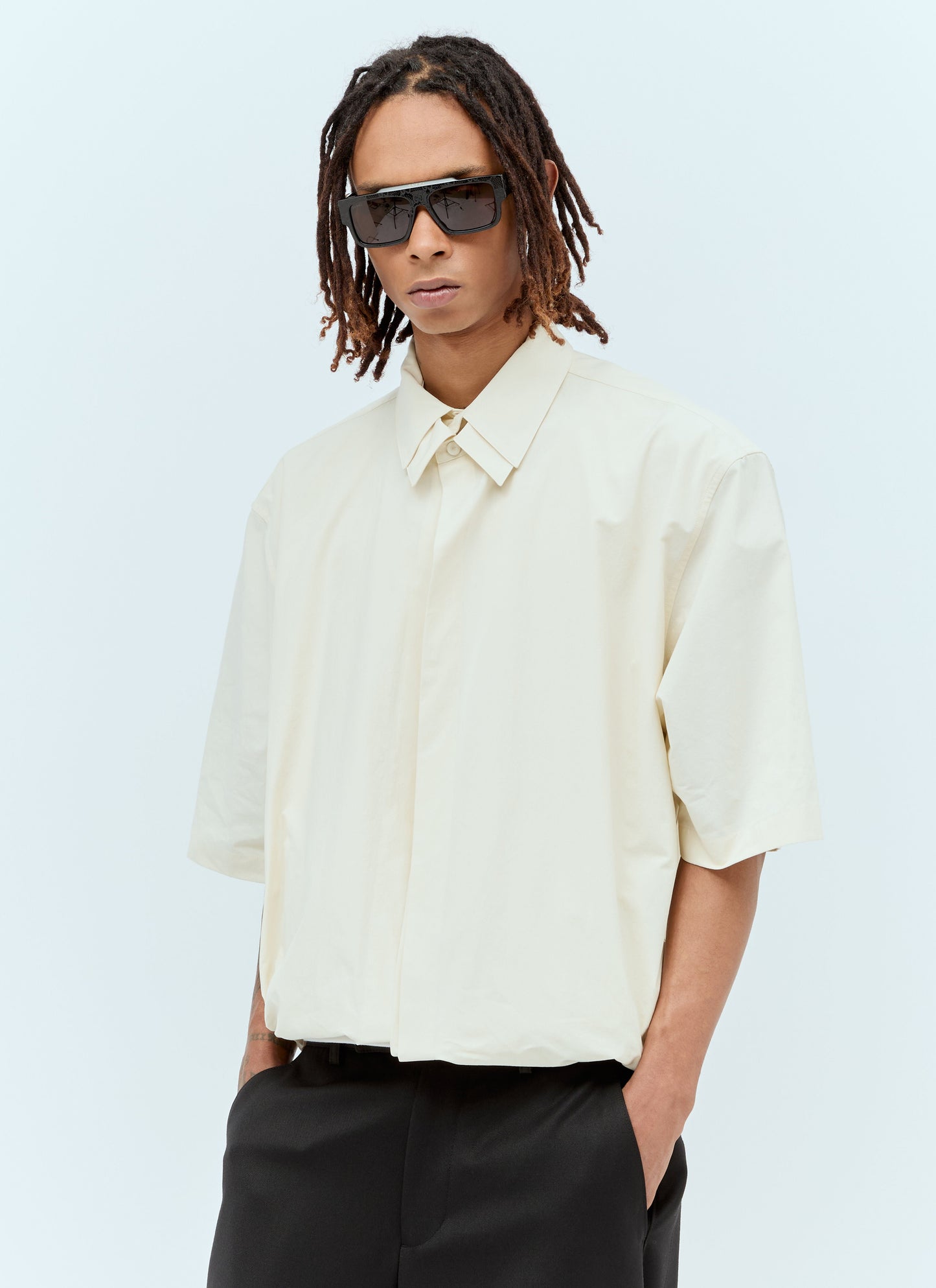 Gucci Men Square Frame Sunglasses