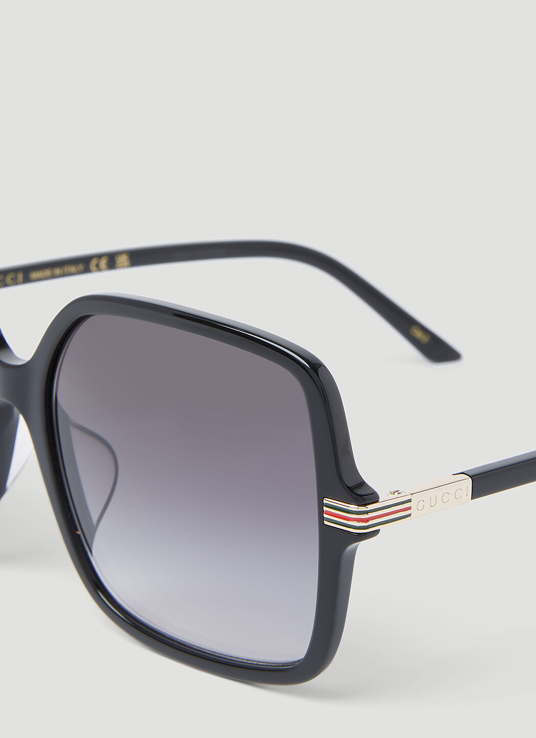 Gucci Women Web Square Sunglasses