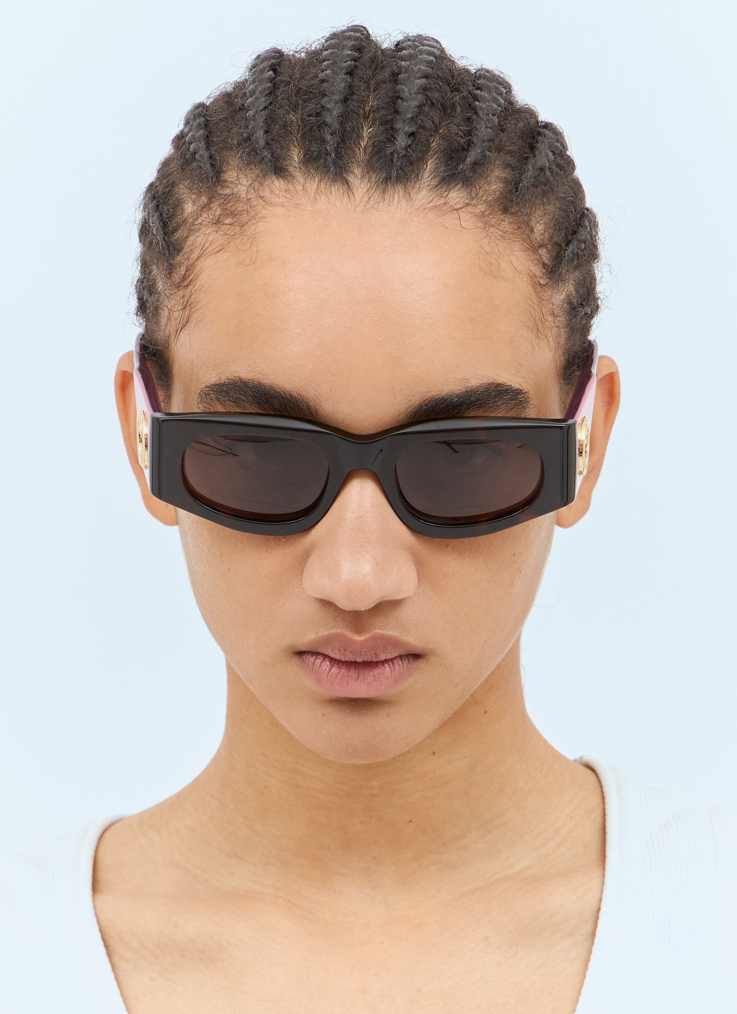 Gucci Women Rectangular Frame Sunglasses