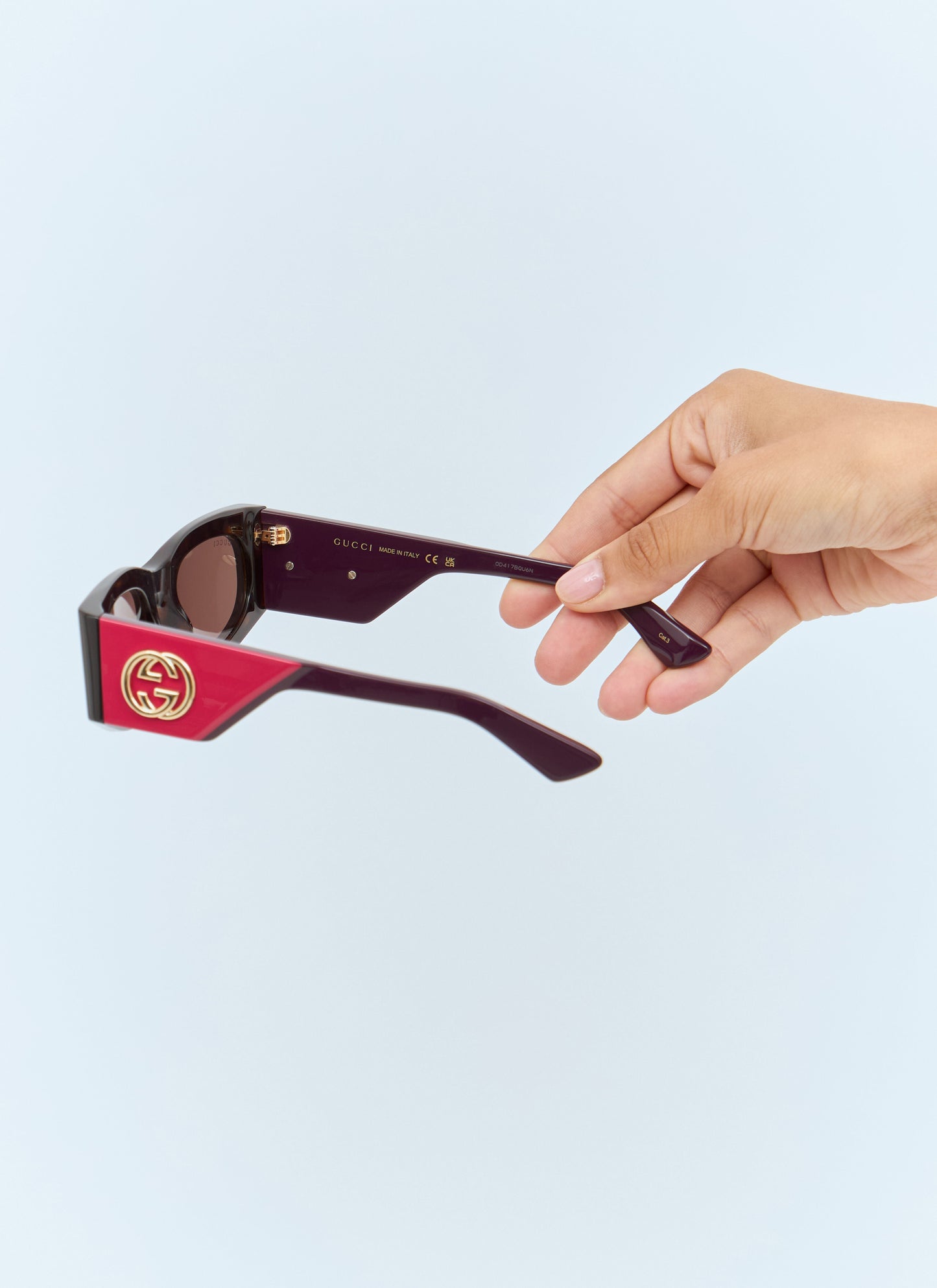 Gucci Women Rectangular Frame Sunglasses