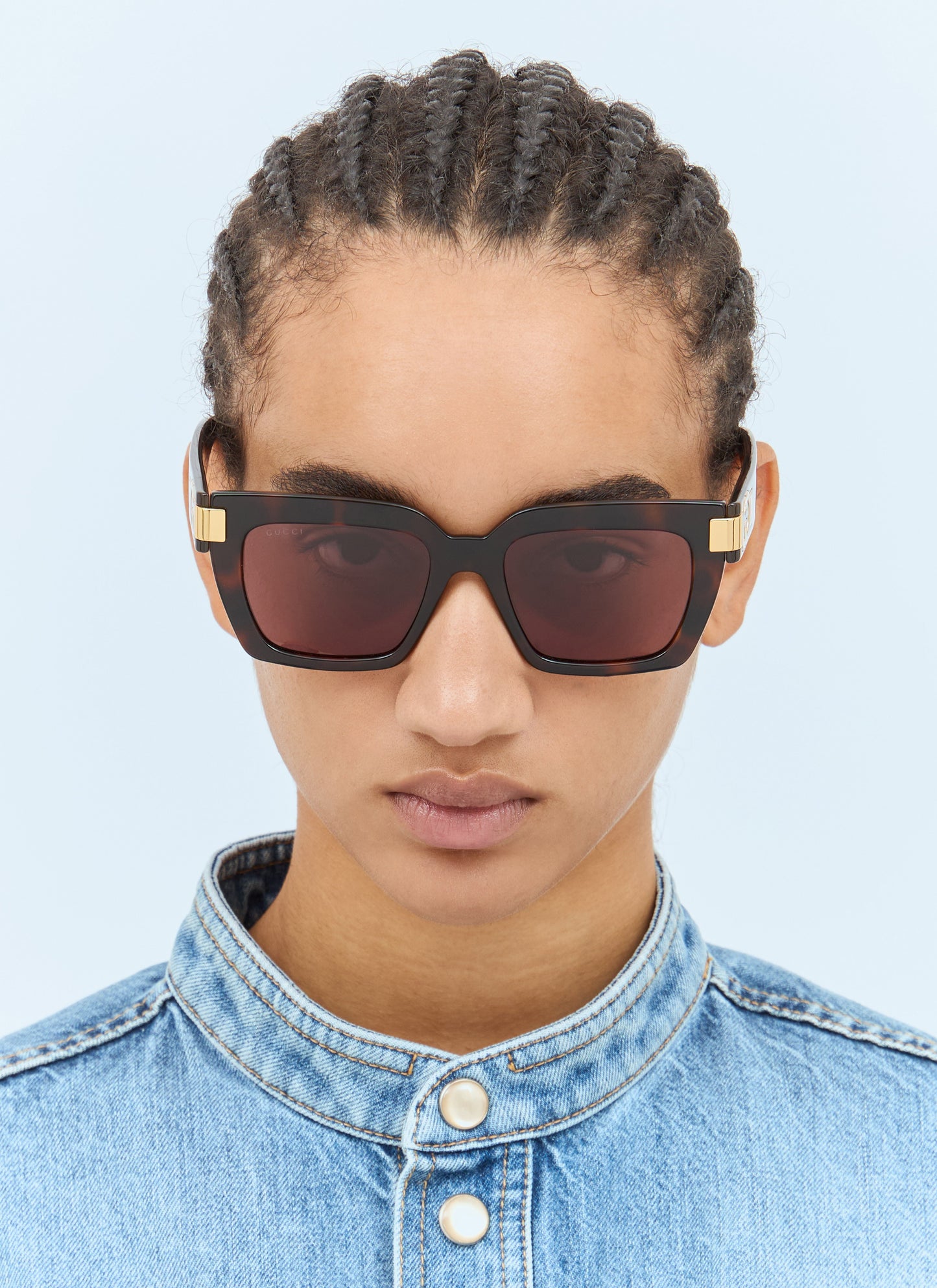 Gucci Women Cat-Eye Frame Sunglasses