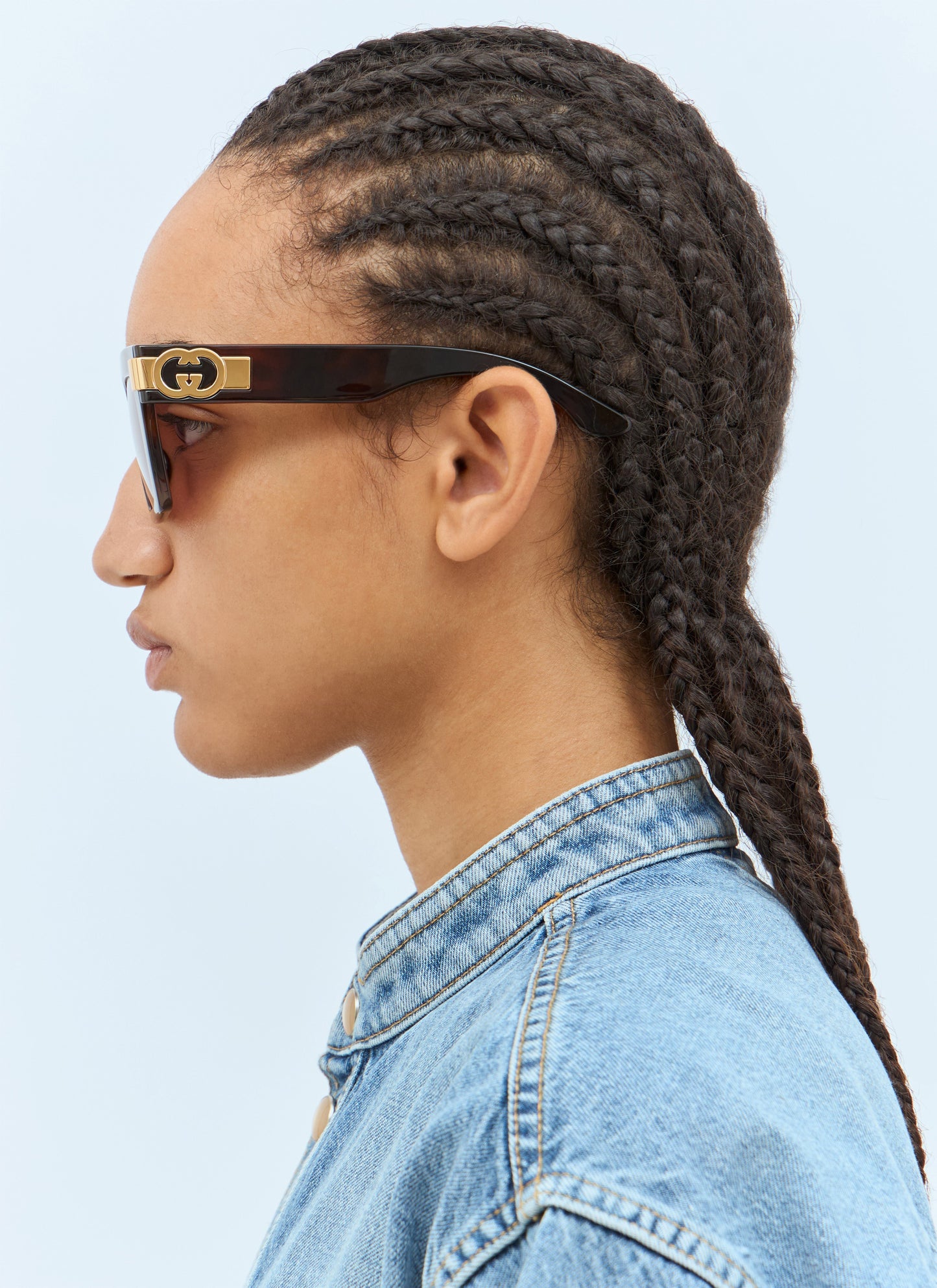 Gucci Women Cat-Eye Frame Sunglasses