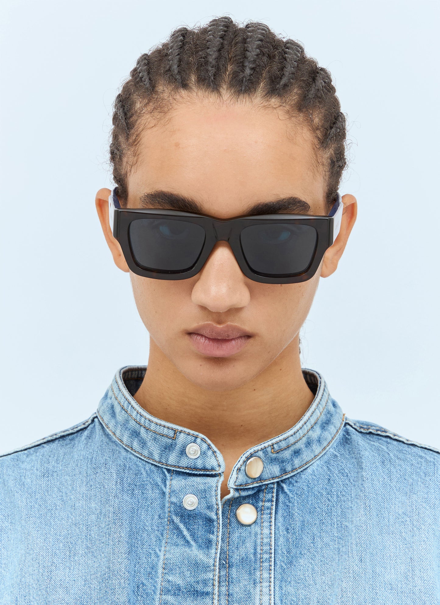 Gucci Women Rectangular Frame Sunglasses