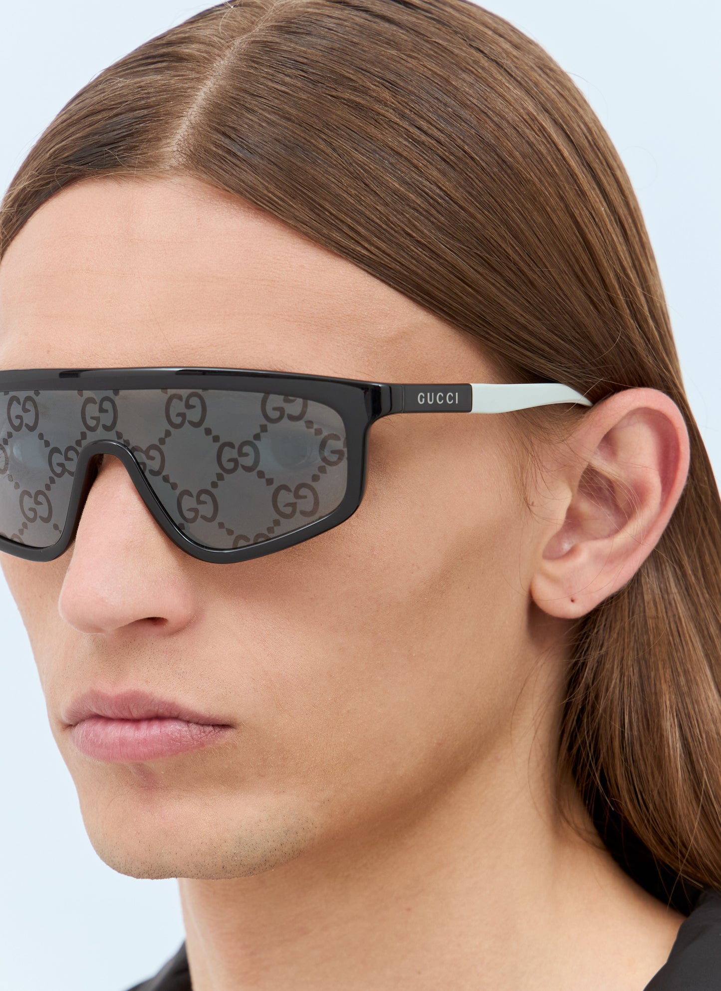 Gucci Men Mask Shape Frames