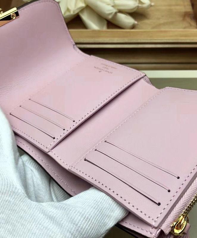 Louis Vuitton Croisette Compact Wallet Damier Ebene canvas w/ grained leather Magnolia