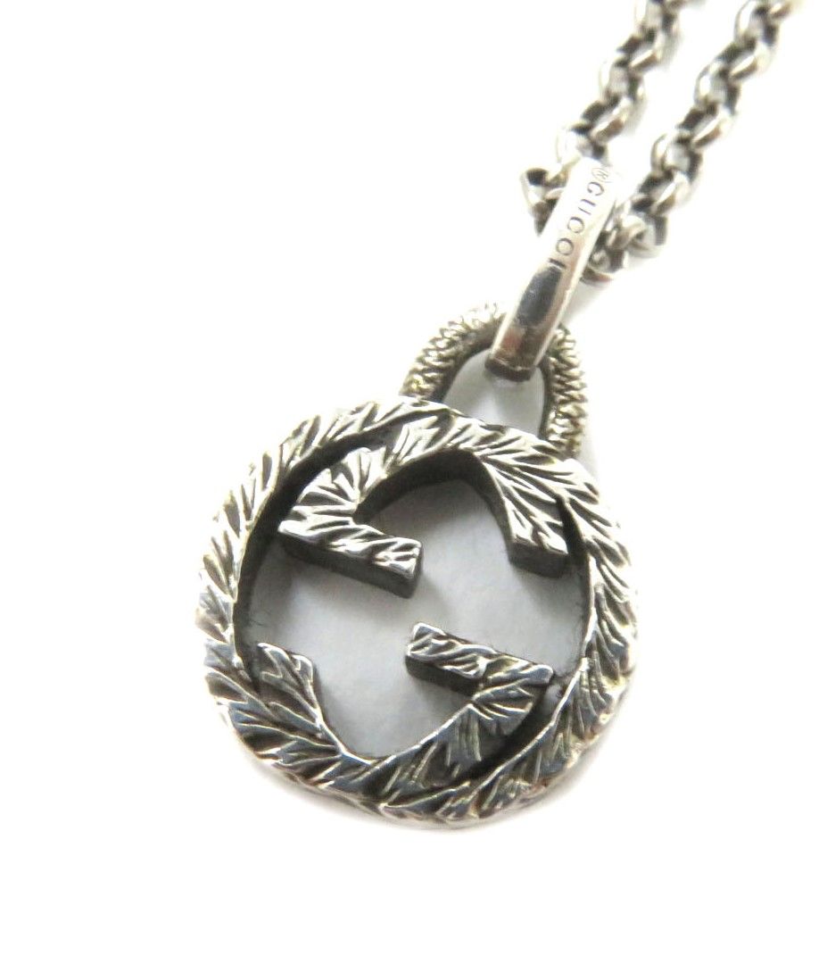 GUCCI Necklace Main�FAG925 Silver Women Used