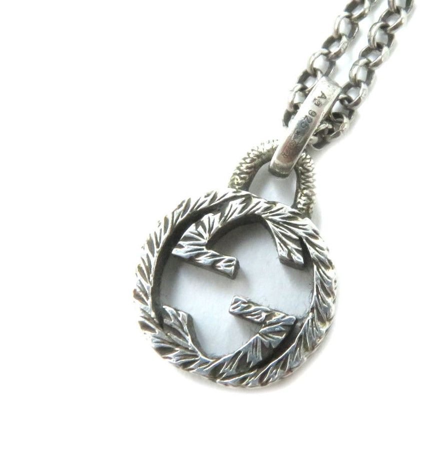 GUCCI Necklace Main�FAG925 Silver Women Used