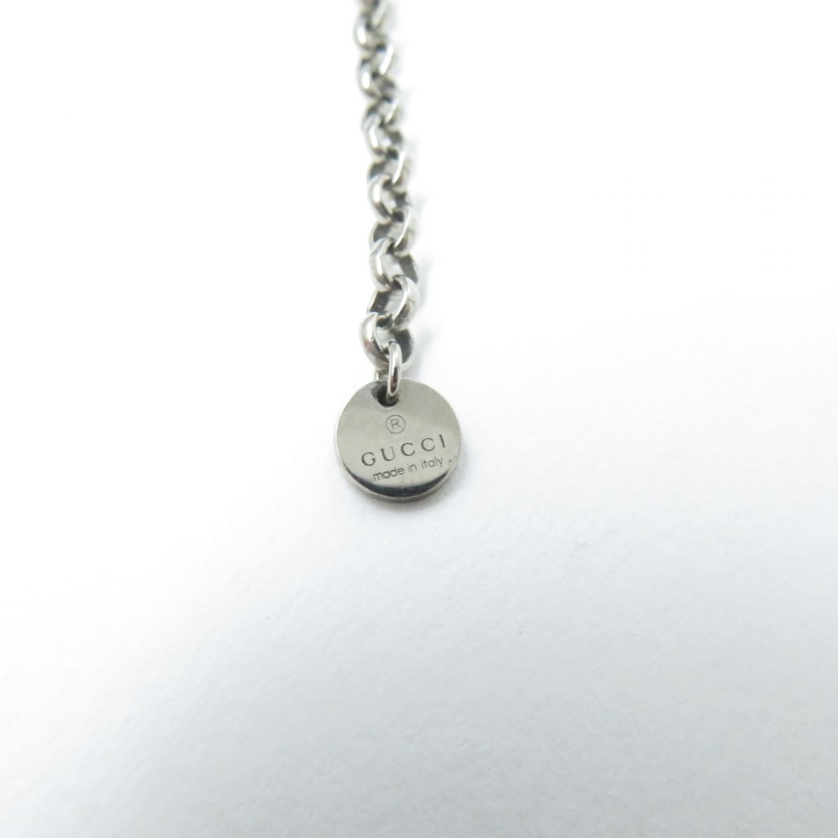 GUCCI Necklace Main�FAG925 Silver Women Used