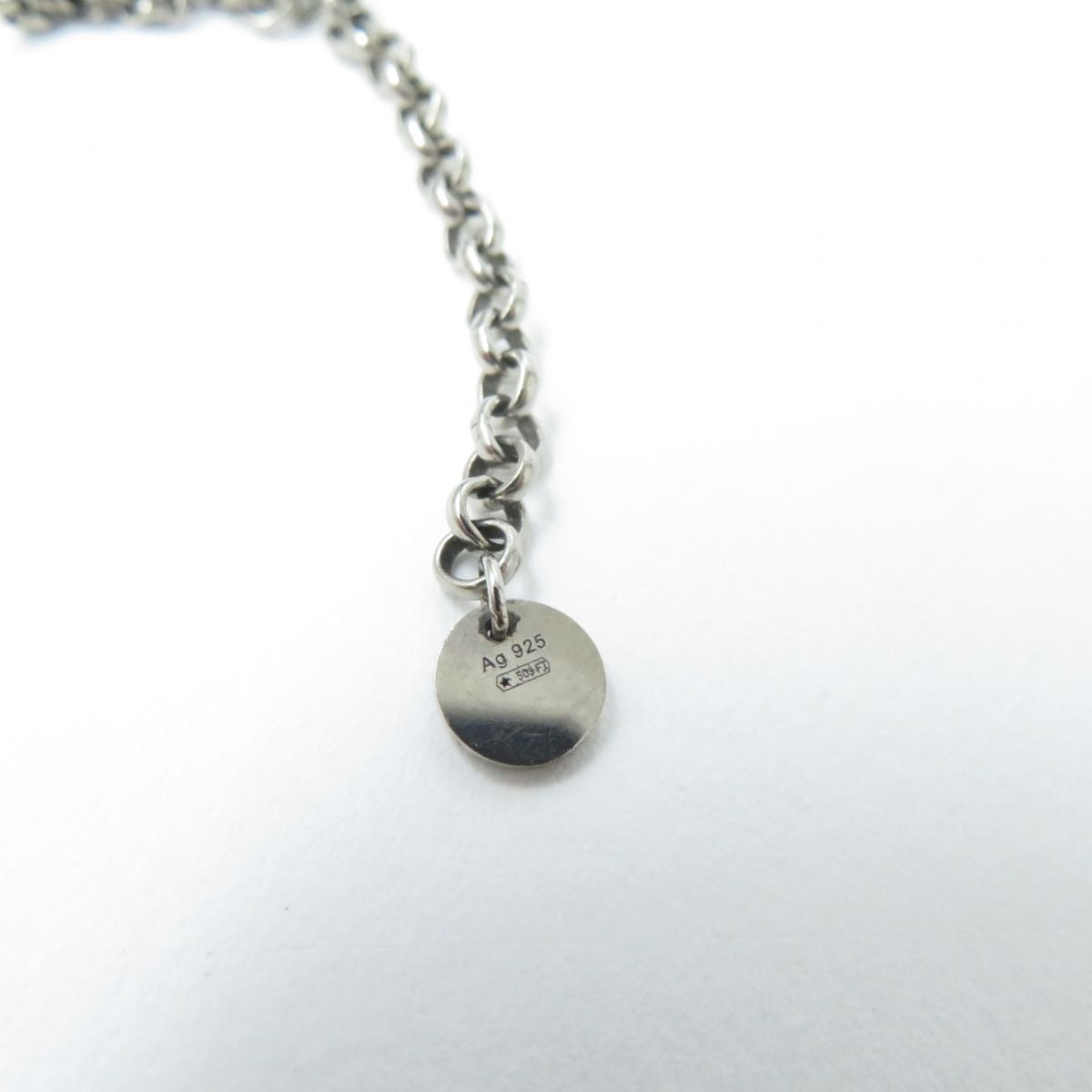 GUCCI Necklace Main�FAG925 Silver Women Used