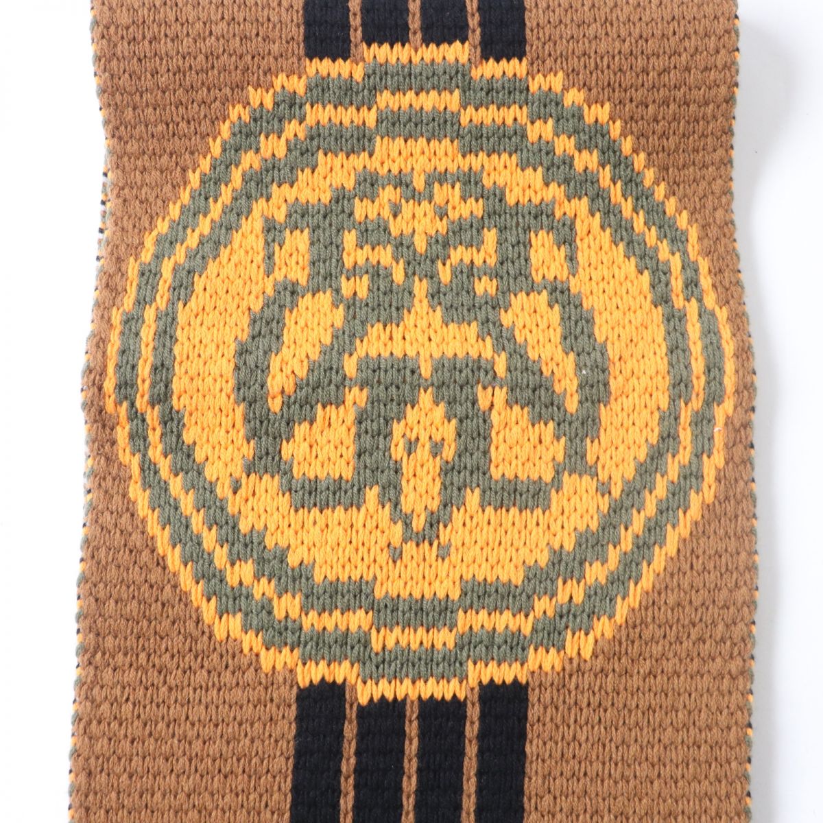 HERMES Scarf Main: 100% cashmere, Leather part: Cowhide multicolor Women Used