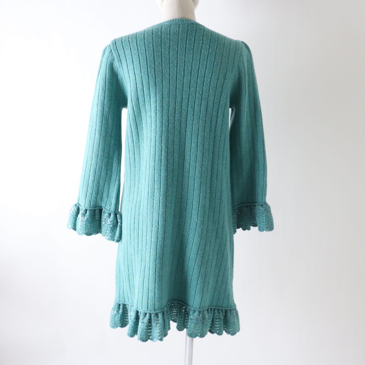 GUCCI knit Main: 100% wool, some: polyester green Women M Used