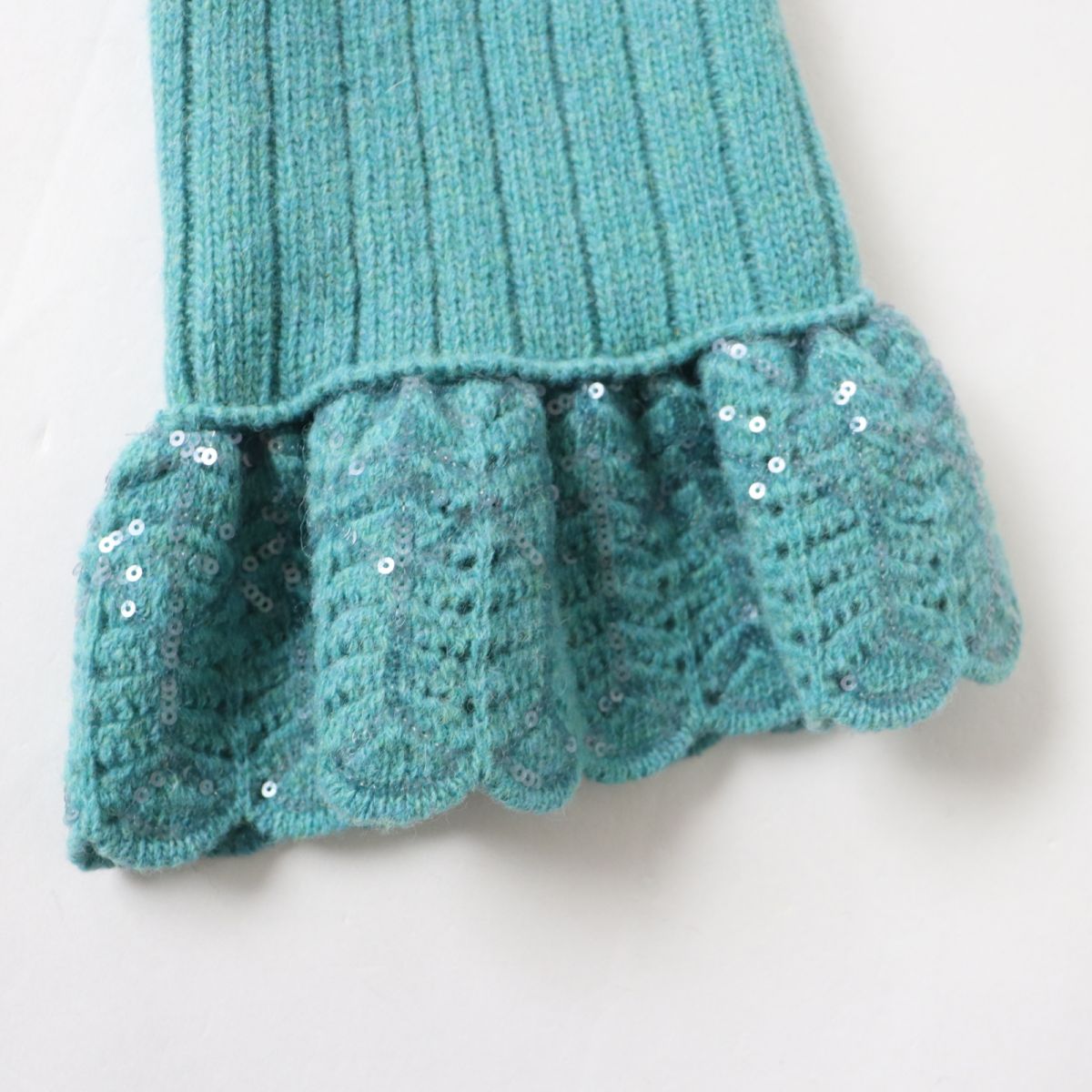 GUCCI knit Main: 100% wool, some: polyester green Women M Used