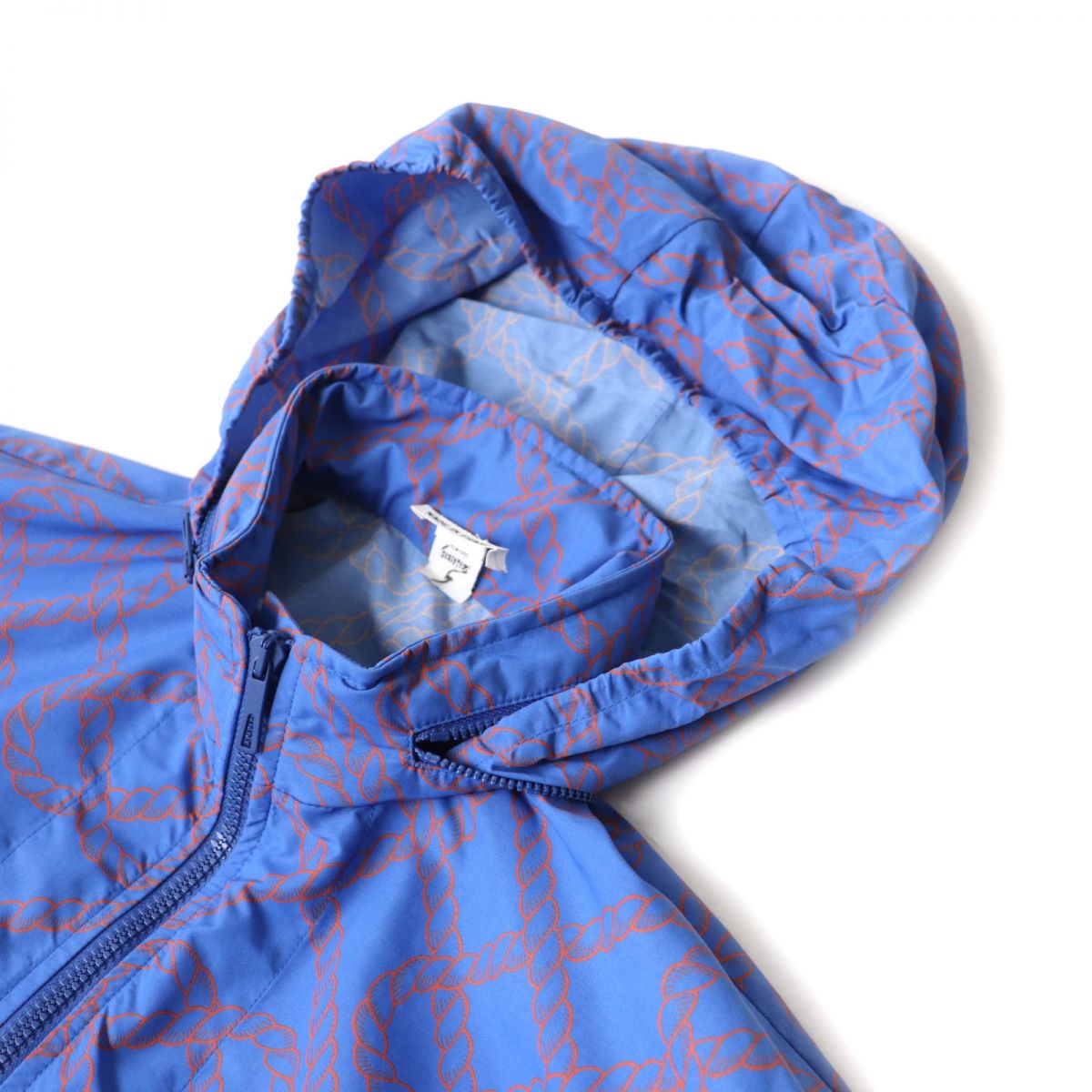 HERMES Hoodie Main: 100% nylon, part: 55% polyurethane, part: 45% polyester Blue x orange Women 34 Used